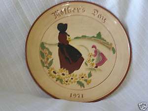 MOTHERS DAY 1971 STUMAR Collector Plate 1st EDITION  
