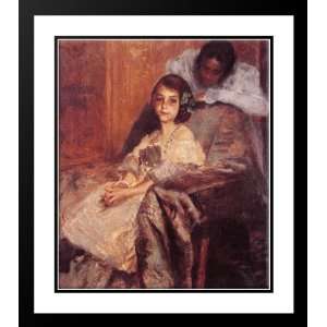 Chase, William Merritt 20x22 Framed and Double Matted Dorothy and Her 