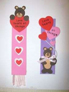 Teddy Bear Bookmark Craft Kit for Kids Cute ABCraft  