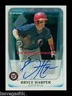   Chrome BRYCE HARPER Refractor Rookie Auto /500 Nationals Beauty