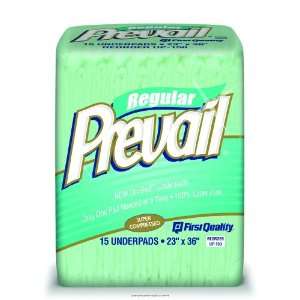 Prevail High Performance Fluff Underpads, Undrpd 23X36 in Grn Polypro 