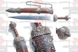Steel Julius Caesar Gladius Roman Gladiator Sword New  