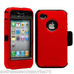 OtterBox Red Defender Cover Holster for Apple Iphone 4G  
