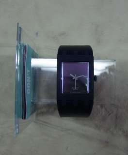 NOS 2001 SWATCH ALL BLUE WATCH BOXED SUAN100 SQUARE  