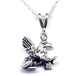  16 Griffin Chain Necklace Sterling Silver Jewelry