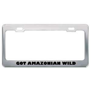 Got ian Wild Cavy? Animals Pets Metal License Plate Frame Holder 