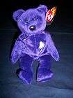 Ty Beanie Baby ~*~ PRINCESS ~*~ Diana Teddy Bear ~ MWMT Rare No #