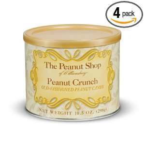 The Peanut Shop of Williamsburg Peanut Crunch, 10.5 Ounce Tins (Pack 