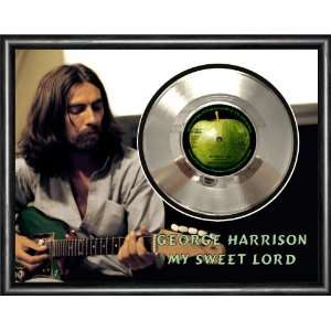  George Harrison My Sweet Lord Framed Silver Record A3 