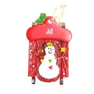 Ganz Personalized Jill Christmas Ornament