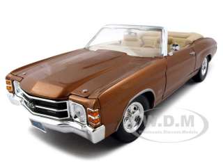 1971 CHEVROLET CHEVELLE SS 454 CONVT BROWN 118  