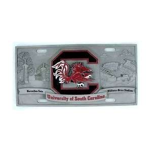    South Carolina Gamecocks   3D License Plate