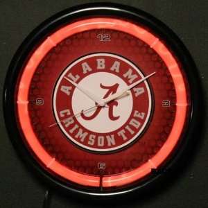 Alabama Crimson Tide Plasma Wall Clock 