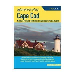  American Map 513953 Cape Cod Massachusetts Atlas Office 