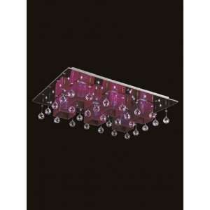  Modern Possini Style Crystal LED Ceiling Light 19040/6Y 