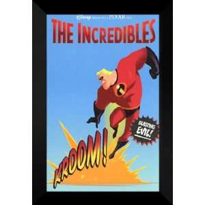  The Incredibles 27x40 FRAMED Movie Poster   Style N