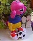 New Barney Play Football PLUSH TOY Cute Lovely Gift Collectible 