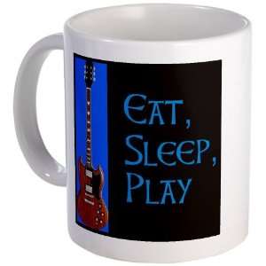  Eat Sleep Play Guitar Coffee Mug