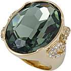 Michelle Monroe Large Black Diamond Center Stone Ring Size 7 $95.00