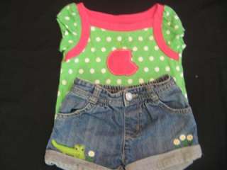   USED GIRLS 18M 24M 2T TODDLER SPRING SUMMER CLOTHES LOT~CUTE`  