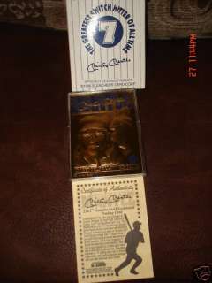 MICKEY MANTLE 23 KARAT GOLD #ED LIMITED EDITION CARD  