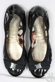   Crinkle Patent Black/Purple Multi Crinkle Ballet Flats Shoes A2118