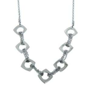  Stainless Steel Linked Cube Necklace, 24 Jewelry