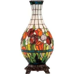  Vasha Floral Vase Tiffany Table Lamp