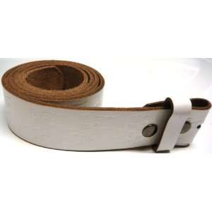  Genuine Leather Belt   White (Brand New) 