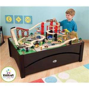   New Metropolis Wooden Play Train Table & Set 706943179529  