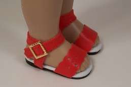 RED Sandal Doll Shoe Fit 10 Ann Estelle Sophie♥  