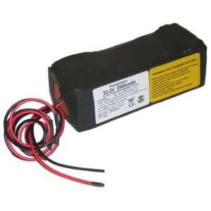  Custom Polymer Li Ion Battery 22.2V 2500mAh (56.25Wh, 5A 