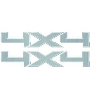  4x4 Decals (Silver)   2009 to 2012 Ford Style Everything 
