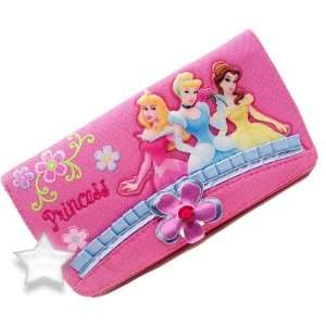  Disney Princess Wallet  Cinderella Belle Sleeping Beauty 