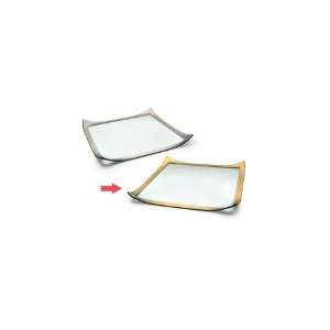  AnnieGlass Roman Antique Gold Large Square Tray