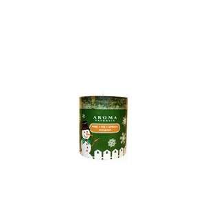 Aroma Naturals   Candle, Holiday, Evergreen, 3X3.5 