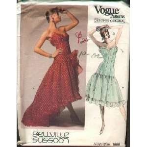 Vogue Dress Patterns   Bellville Sassoon Designer, Vogue #1686   Size 