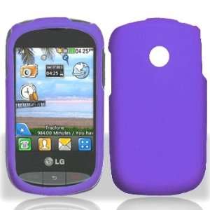  LG 800G Cookie Style TracFone Net10 Rubber Dr. Purple Case 