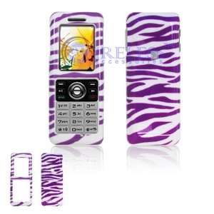  Purple and White Zebra Animal Skin Design Snap On Cover 