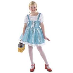   Princess Paradise Blue Sparkle Dress Child Costume / Blue   Size Large
