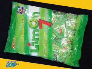 Limon 7 Mexican Salt And Lemon Powder 4pc Candy (Use in Chelada Beer 