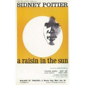   Raisin In The Sun Poster Broadway Theater Play 14x22