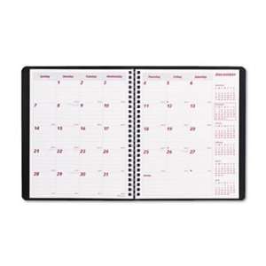   Monthly Planner, 7 1/8 x 8 7/8, Black, 2011 2013 Electronics