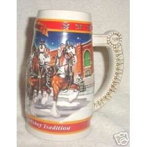  Budweiser 1999 Century of Tradition Holiday Stein 