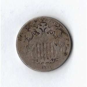  1875 Shield Nickel 