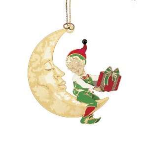  Baldwin Crescent Moon with Elf Ornament