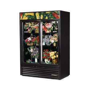   Glass Sliding Door Floral Case Refrigerator   GDM 47FC