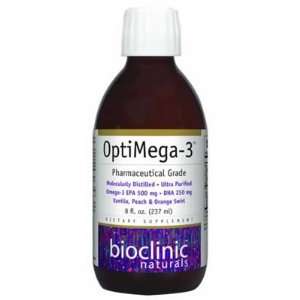 OptiMega 3 Omega 3 EPA 500 mg DHA 250 mg Vanilla, Peach & Orange Swirl 