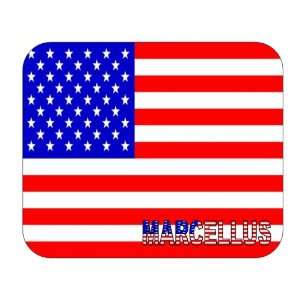  US Flag   Marcellus, New York (NY) Mouse Pad Everything 