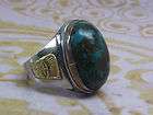 mens vintage turquoise ring  